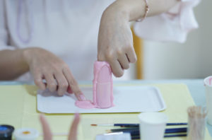 エピテみやびの指製作体験キットを体験する画像